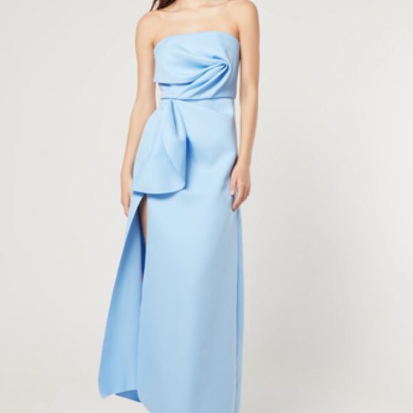 Elliatt Beryl Strapless Dress - Blue - Size: M - Picture 3 of 8